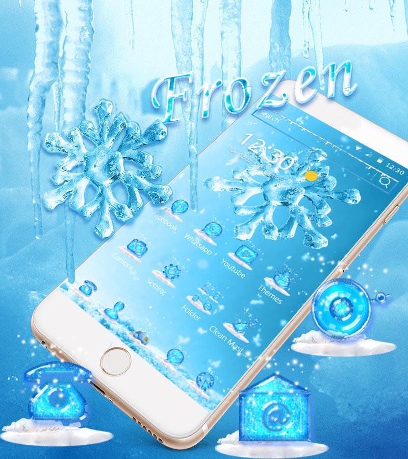 冰冻雪花桌面主题水晶冰雪花壁纸安卓下载 安卓版apk 免费下载