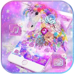 Dream Unicorn Diamond Theme APK download