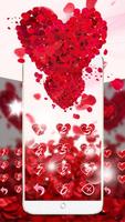 Vermelho rosa amor tema Red Rose Love imagem de tela 3