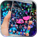 Colourful neon love wallpaper APK