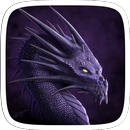 Dragão roxo Tema APK