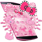 Różowy kicia diament motyw Pink Kitty Diamond ikona