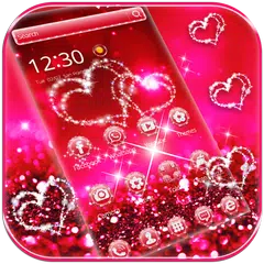 Glitter Love Sparkle Theme Wallpaper