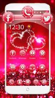 Glitter Love Sparkle Theme Wallpaper poster