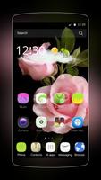 ピンクのバラの花のテーマ スクリーンショット 3