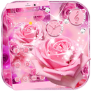 Pink Rose Love Romance Theme aplikacja