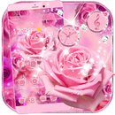 Pink Rose Love Romance Theme APK