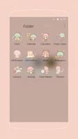 So Cute Theme ภาพหน้าจอ 2