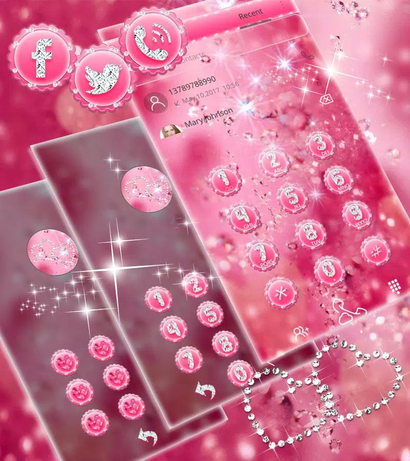 Android向けのピンクダイヤモンドのテーマの壁紙 Pink Diamond Apkをダウンロードしましょう
