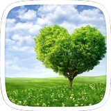 Sunny Nature Theme Zeichen