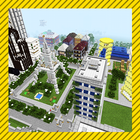 Vanwood city. Minecraft map icône