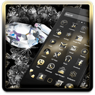 آیکون‌ Diamond Black Theme