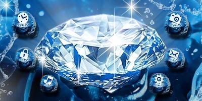 برنامه‌نما Diamond Glitter Theme عکس از صفحه