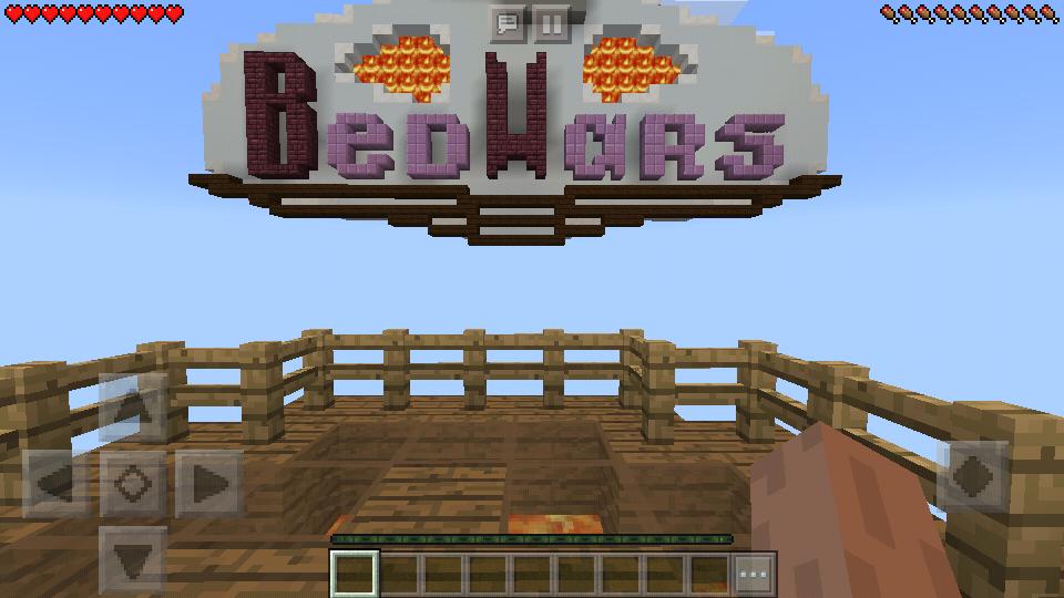 Classic Bedwars map for Minecraft PE