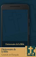 La Sainte Bible Dictionnaire Affiche