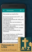 La Sainte Bible Dictionnaire Ekran Görüntüsü 2