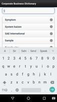Corporate Business Dictionary capture d'écran 3