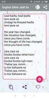 Learn English with Song Lyrics Hindi & English screenshot 2