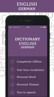 German Dictionary Plakat