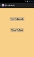 Text to Speech to Text capture d'écran 1