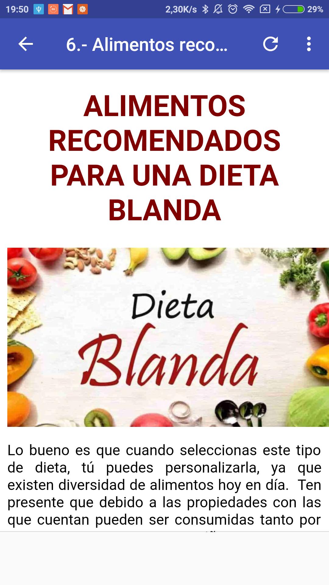 dieta dia a dia para la gastritis