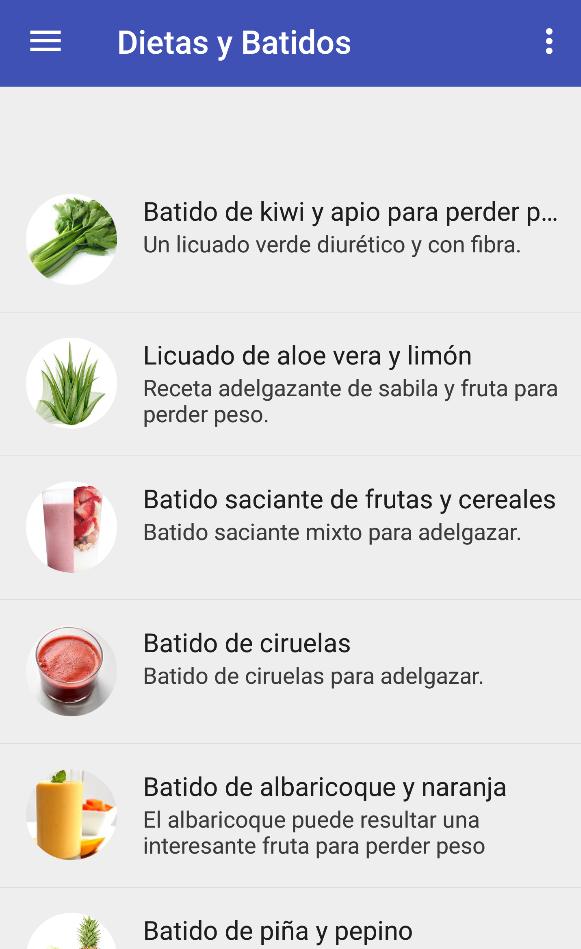 Descarga de APK de Dietas y Batidos para Android