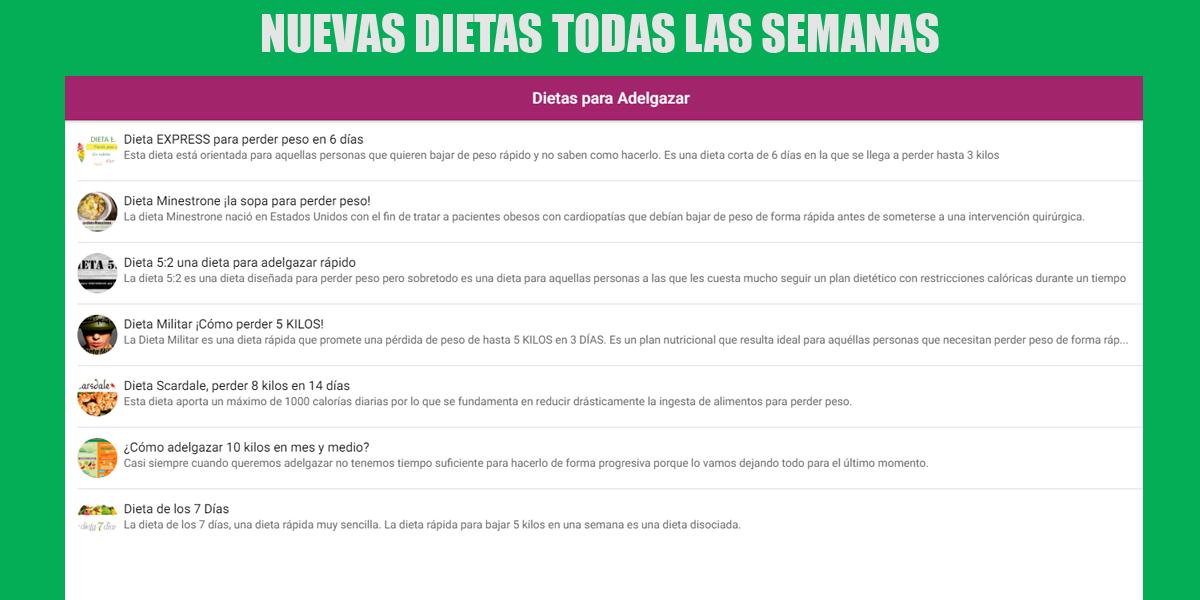 plan de dieta nutricional gratuito para bajar de peso