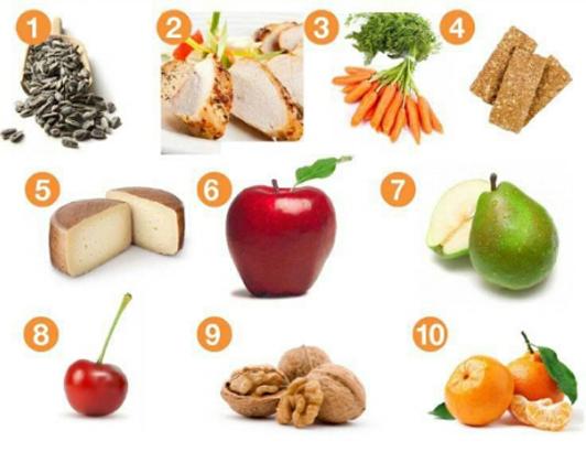 Snacks con pocas calorias Snacks con pocas calorias