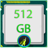 512 GB RAM Booster : 512 GB Storage Space Cleaner