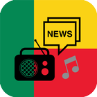 Benin All Radios & Music, News icône