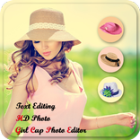 Girl cap photo editor