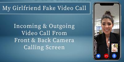 Fake Video Call - My Girlfriend Fake Video Call Affiche