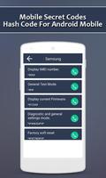 Mobile Secret Codes - Hash Code For Android Mobile capture d'écran 1