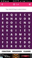 Learn French Word Search Game capture d'écran 3