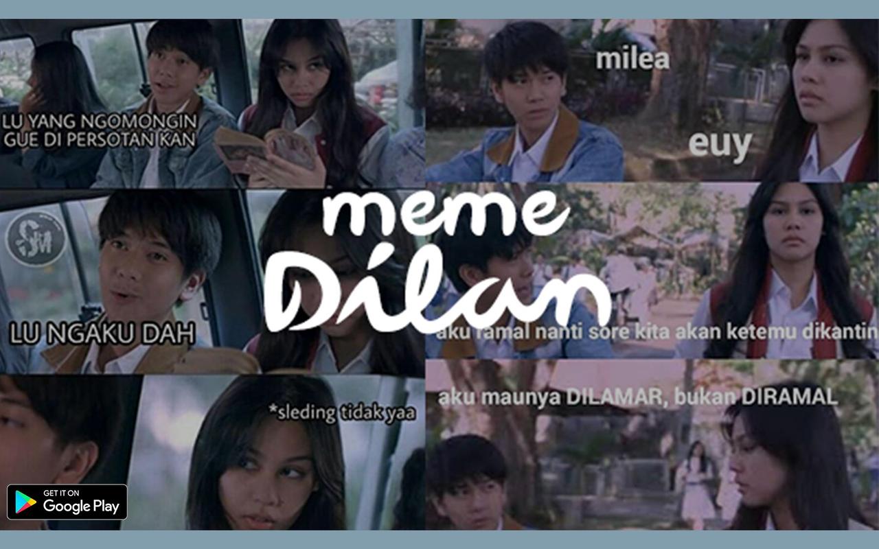 Meme Dilan Parody Maker Novel Dilan 1990 For Android APK Download