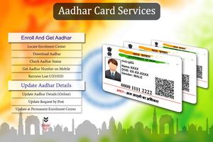 Online Aadhar Card Seva - All In One Services Plakat