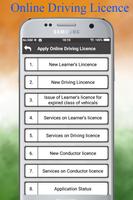 Online Driving License Services Affiche