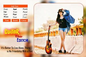 Guitar Photo الملصق