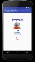 SWAYAM Online Learning ポスター