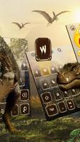 Tema Keyboard Dinosaurus 3D screenshot 1
