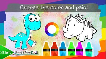 Dinosaurs Coloring Book Game screenshot 1