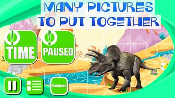 Dinosaurs Puzzles Pictures ภาพหน้าจอ 1