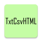 TextCsvHtmlViewer icône