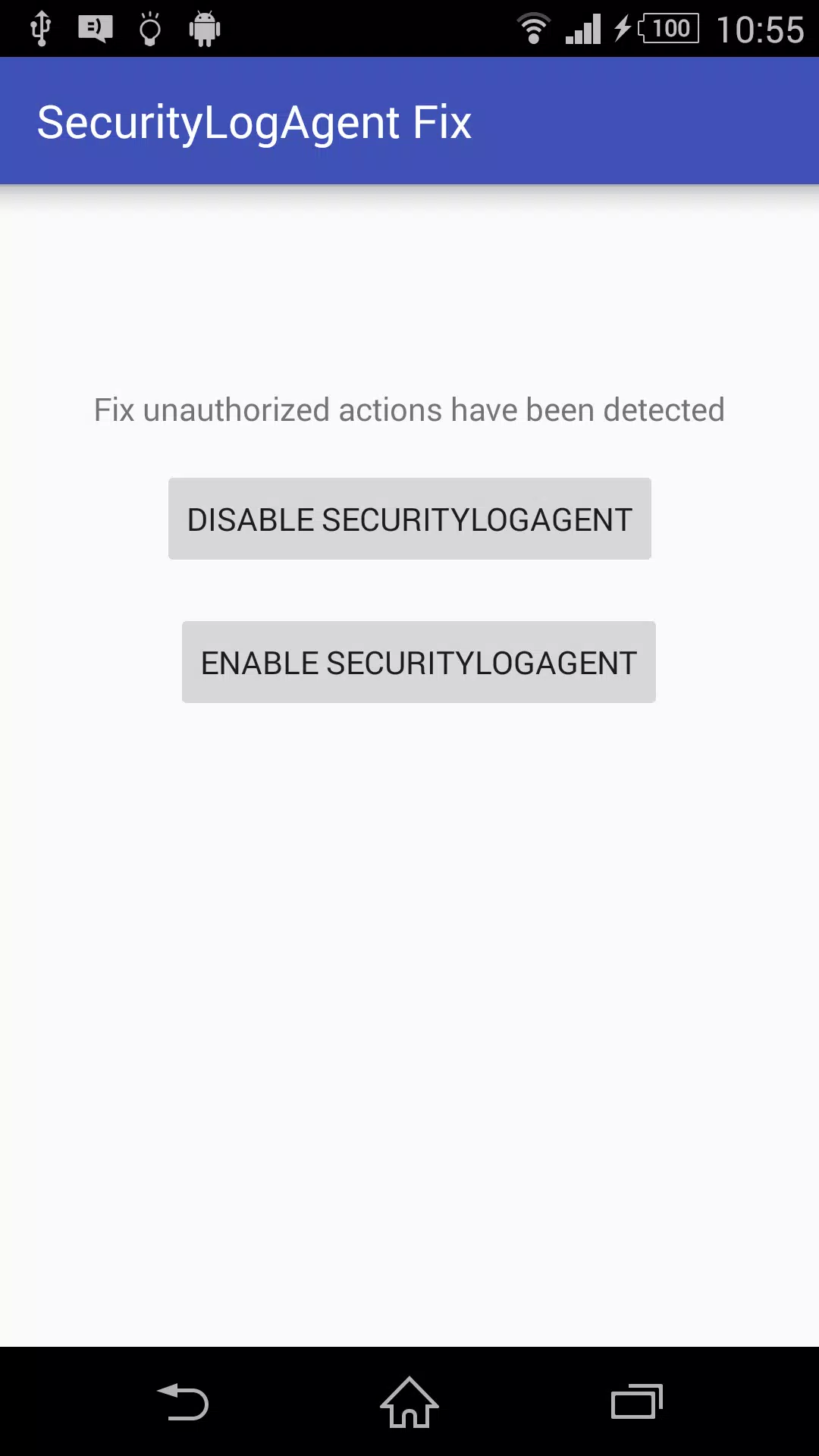 Android İndirme için SecurityLogAgent Disable APK
