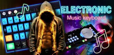 Electronic music DJ keyboard