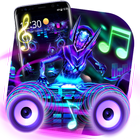 ikon 3D Neon DJ Music Launcher
