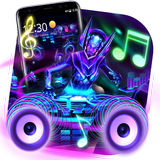 3D Neon DJ Music Launcher icône