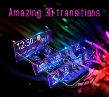 3D Neon DJ Music Launcher captura de pantalla 3
