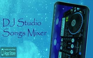 DJ Remix Virtual Equalizer Morceaux Studio Mixer Affiche