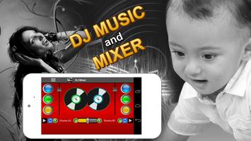 Rap de DJ Music Mixer. Meilleurs DJ Music Maker. Affiche